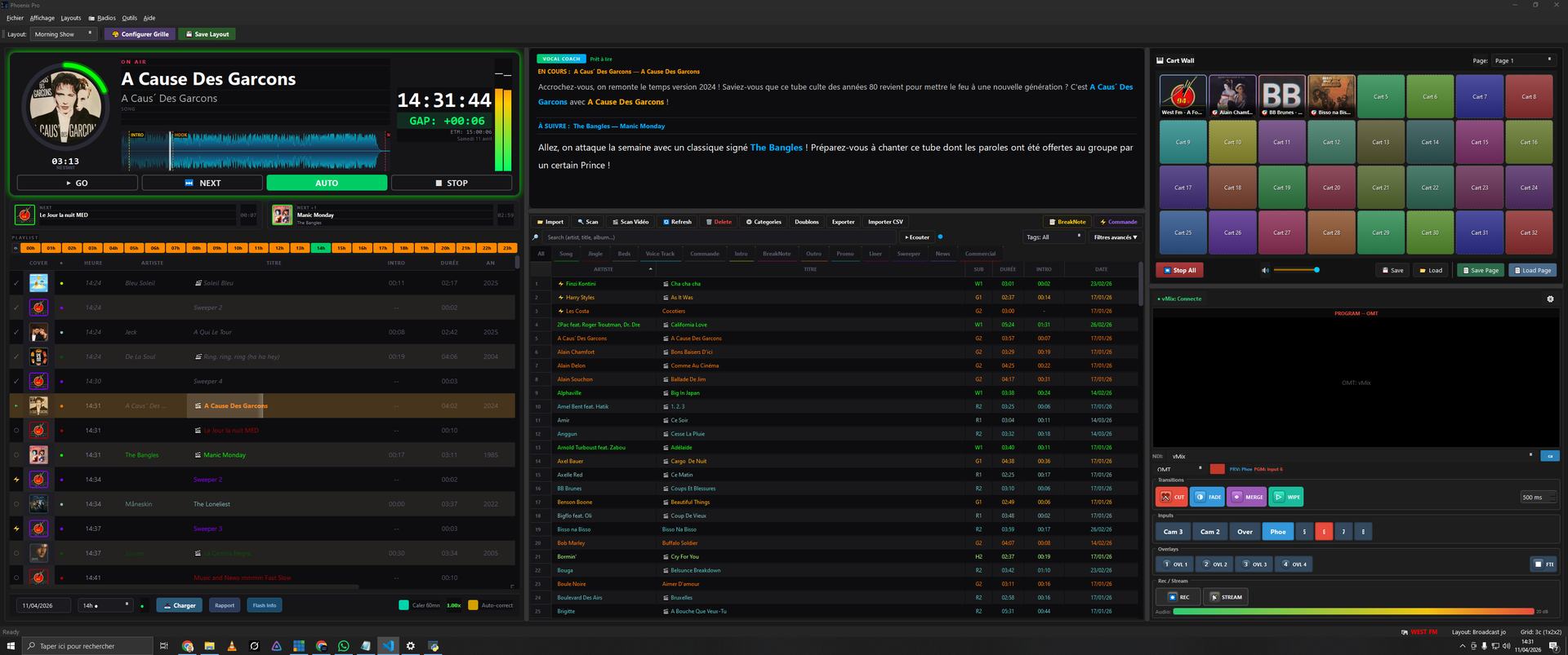 Pulseo - Dashboard principal